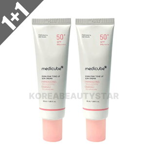[1+1]�ymedicube�z���f�B�L���[�u PDRN�s���N�g�[���A�b�v�T���N���[�� 50ml*2��(SPF50+,PA++++) ���Ă��~�� �T���N���[�� PDRN �X�L���P�A �؍��X�L���P�A �R�X�� �؍��R�X��