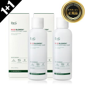 【1+1】【Dr.G】ドクタージー レッドブレミッシュクリアスージングトナー 200ml*2個 化粧水 トナー クレンジング 美容液 保湿 毛穴 スキンケア ニキビ 敏感肌 コスメ 韓国コスメ