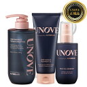 【3種セット】【UNOVE】アノブ ディープダメージリペアシャンプー 500g+ディープダメージトリートメントEX 207ml+シルクオイルエッセンス 70ml シャンプー ヘアトリートメント ヘアエッセンス 美容液 タンパク質ケア 熱損傷 ヘアケア 毛髪ケア コスメ 韓国コスメ