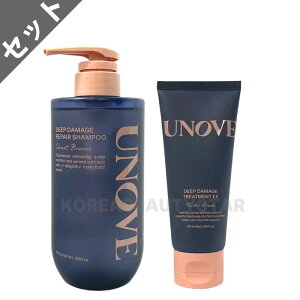�y2��Z�b�g�z�yUNOVE�z�A�m�u �f�B�[�v�_���[�W���y�A�V�����v�[ 500g+�f�B�[�v�_���[�W�g���[�g�����gEX 100ml �w�A�V�����v�[ �X�J���v�P�A �^���p�N���P�A3,000% �ێ� �g���[�g�����g �w�A�g