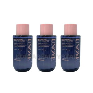 �yUNOVE�z�A�m�u �f�B�[�v�_���[�W���y�A�V�����v�[ 52ml*3�� �w�A�V�����v�[ �X�J���v�P�A �^���p�N������ �ێ� �w�A�P�A �є��P�A �R�X�� �؍��R�X��