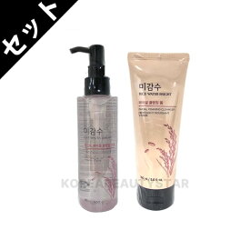 [2種セット]【THE FACE SHOP】ザフェイスショップ ライスウォーターブライトクレンジングセット 洗顔フォーム 150ml+ライトクレンジングオイル 150ml クレンジングセット スキンケアセット コスメ 韓国コスメ