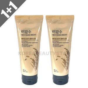 �yTHE FACE SHOP�z[1+1]�U�t�F�C�X�V���b�v���C�X�E�H�[�^�[�u���C�g���C�X�u�����t�H�[�~���O�N�����W���[150ml *2�� �iMIGAESOO Rice Bran Facial Foaming Cleanser) ���t�H�[���N�����W���O�X�L���P�A��