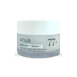 �yAnua�z�n�[�g���[�t77 B3 �W���N �X�[�W���O�N���[�� 80ml (Heartleaf 77 B3 Zink Soothing Cream) �X�L���P�A�؍����ϕi