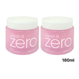 [1+1]【BANILA CO】バニラコ クリーンイットゼロクレンジングバーム 180ml*2個 大容量 クレンジングバーム クレンジング クレンジングクリーム メイク落とし 洗顔 スキンケア 韓国スキンケア コスメ 韓国コスメ
