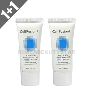 �yCell Fusion C�z[1+1] �A�N�A�e�B�J���Ă��~��100 35ml*2��(SPF+50,PA++++) Aquatica Sunscreen 100 ���Ă��~�� �؍����ϕi