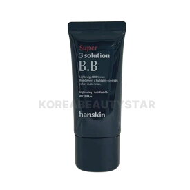 【Hanskin】ハンスキン スーパースリーソリューションBBクリーム 30ml (SPF35/PA++) BBクリーム 化粧下地 ベースメイク メイクグッズ メイクアップ スキンケア コスメ 韓国コスメ
