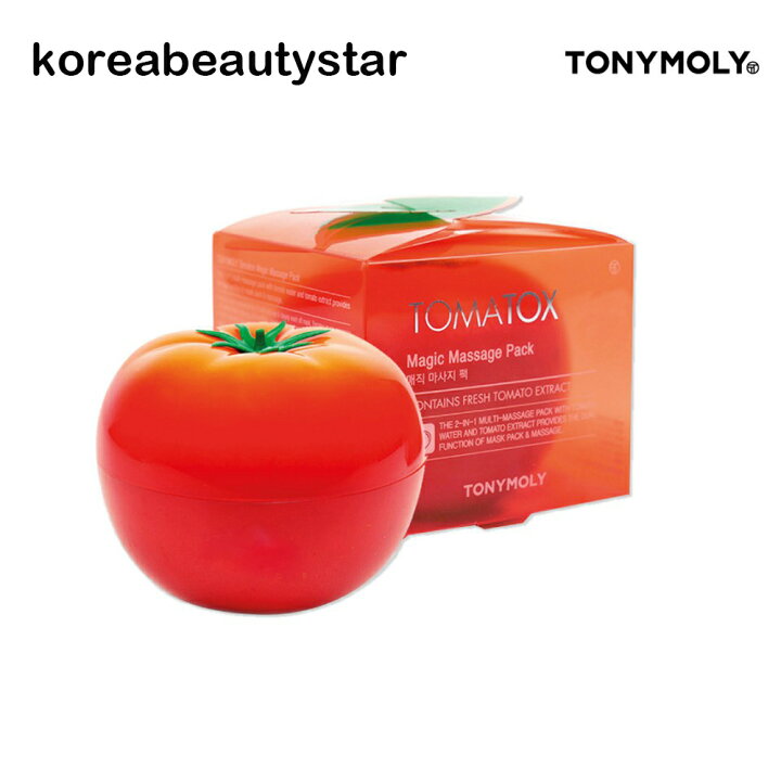 楽天市場 トニーモリー Tonymoly トマトックスマジックマッサージパック 80g Tonymoly Tomatox Magic Massage Pack 80g マッサージパック マスクパック スキンケア Sns 韓国コスメ Koreabeautystar