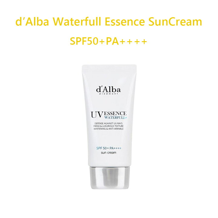 楽天市場 D Alba 水プールエッセンス日焼け止め50ml Spf50 Pa D Alba Uv Essence Waterfull Suncream 50ml 日焼け止め 日焼け防止 エッセンス スキンケア Koreabeautystar