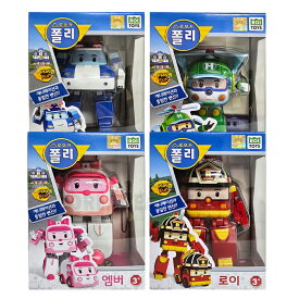 【Robocar Poli】ロボカーポリー 変身ロボット 4インチ 7種 選択 韓国のおもちゃ 韓国変身ロボット