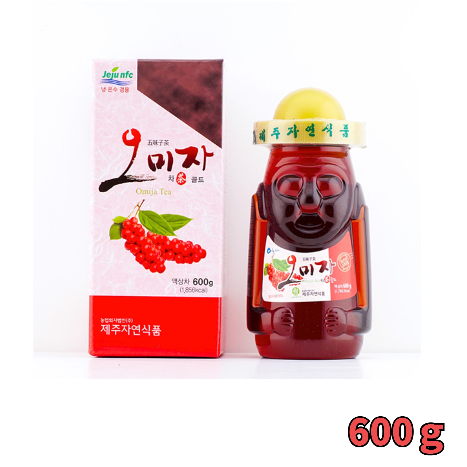 五味子茶 600g韓国 韓国伝統茶　チェジュ　済州 健康 栄養 お土産　液状茶 個包装 小分け オミジャ茶