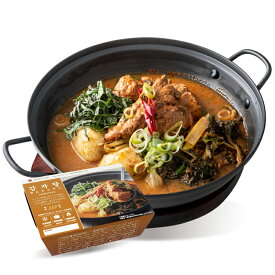[bibim’公式] 韓国料理 カムジャタン [1個] [3個] [6個] 濃厚な牛骨スープに豚のスペアリブを使ったちょっと贅沢な鍋料理です。辛さがなくお酒のあてにもピッタリのお約束的な定番料理です。韓国食品 韓国料理 冷凍食品 ミールキット 3個 6個セット