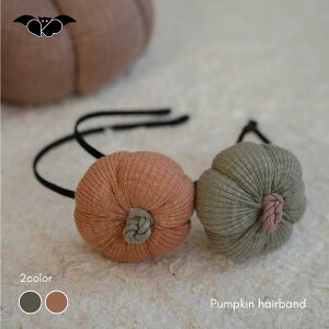 【peekaboo-kids&baby】pumpkin カチューシャ ヘアバンド かぼちゃ お揃いコーデ リンクコーデ パンプキン ハロウィン パーティ 仮装 韓国子供服