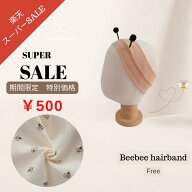 楽天スーパーSALE【peekaboo-baby】Beebee hairband ミツバチ　ヘアバンドヘアアクセサリー ベビーグッズ…