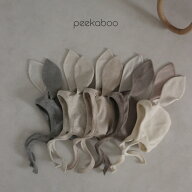 ★[peekaboo-baby] Totori rabbit bonnet うさみみ帽子　ボンネット　ベビーフォト　出産祝い　韓国子供服