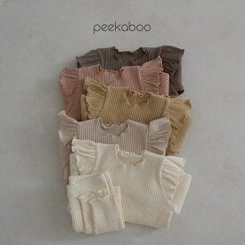 【peekaboo-kids】Raon set セットアップ　フリルセット　レギンス　春服　保育園着 ベビーフォト　出産祝い　韓国子供服