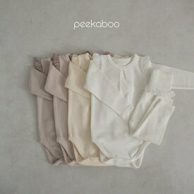【peekaboo-baby】Harmony suit set ロンパースセット　レギンス　ベビーフォト　出産祝いセット　韓国子供服
