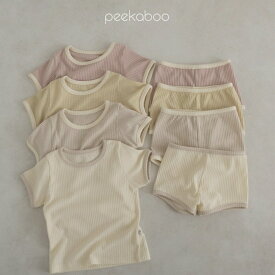 【peekaboo-kids】Cotton candy set パステルカラー　セットアップ　ルームウェア　夏出産　マカロンカラー　韓国子供服