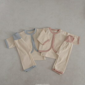 【peekaboo-baby】 Sugar 3セット バイカラー 公園コーデ 保育園着 ルームウェア 韓国子供服