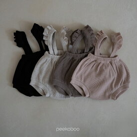 【peekaboo-baby】Shushu サロペット春服秋服ベビーフォト出産祝い韓国子供服