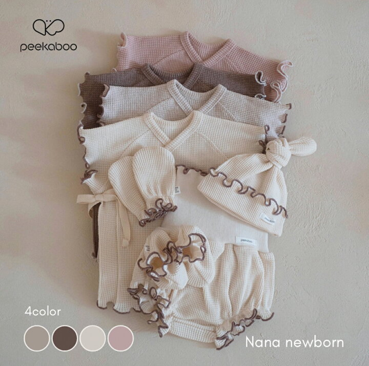 楽天市場】【peekaboo-newborn】 Nana newborn set 新生児服 新生児 