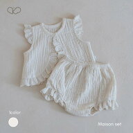 【peekaboo-baby】Maison set　メゾンセット　ガーゼ素材　ハーフバースデー　1歳誕生日　贈り物　出産祝…