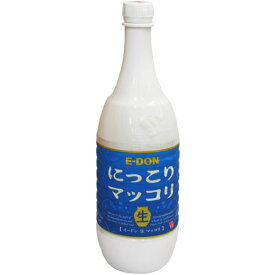 二東・にっこり生マッコリ・1000ml　×　12本セット マッコリ 韓国お酒 お土産 お米 黒豆 父の日 お酒 ウイスキー 焼酎 人気 暑中見舞い プレミアム お父さん 感謝 日本酒 ソジュ お徳用 セット ストック 結婚 お祝い プレゼント