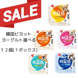 ★韓国発送★＜24個発送＞ビヨット×12個セット＜2BOX＞（選べる味） 韓国食品 乳製品 人気 珍しい 発酵 食品 乳製品 韓国 viyott ビヨット ヨーグルト韓国 ヨーグルト