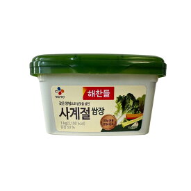送料無料 『CJ』ヘチャンドル サムジャン(1kg) 2個セット 味付け味噌 サンチュ味噌 テンジャン コチュジャン 焼肉 韓国調味料 韓国料理 韓国食材 韓国食品