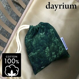 dayrium(デイリウム) ストリングポーチ M /ノクターン K-POUCH K-pouch K-ポーチ ポーチ ストリングポーチ 韓国雑貨 韓国小物 旅行ポーチ 巾着 旅行 小物入れ ファブリックポーチ 韓国 綿 コットン【楽天海外通販】