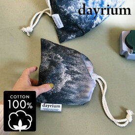 dayrium(デイリウム) ストリングポーチ M /コーム K-POUCH K-pouch K-ポーチ ポーチ 韓国雑貨 韓国小物 化粧ポーチ 旅行ポーチ 巾着 旅行 小物入れ ファブリックポーチ 韓国 綿 コットン【0005】【楽天海外通販】