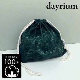 dayrium(デイリウム) ビッグビッグ ストリングポーチ XL /ノクターン K-POUCH K-ポーチ 韓国雑貨 韓国小物 ポーチ 化粧ポーチ 旅行ポーチ 巾着 小物入れ ファブリックポーチ【dayrium正規品】【0005】【楽天海外通販】