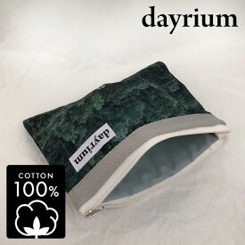 dayrium(デイリウム) ジッパーポーチ 横型/ノクターン K-POUCH K-pouch K-ポーチ ポーチ ジッパーポーチ 韓国雑貨 韓国小物 化粧ポーチ 旅行ポーチ 韓国 綿 綿100％ Cotton コットン 【0005】【楽天海外通販】