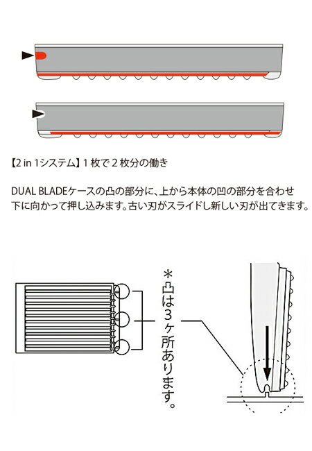 楽天市場 替刃 レザー プロ用 レザーカット 美容師専用 レザーカット用アイテム 超硬ステンレス替刃 2in1 デュアルブレード10枚入り 楽ギフ 包装 Feel Japan