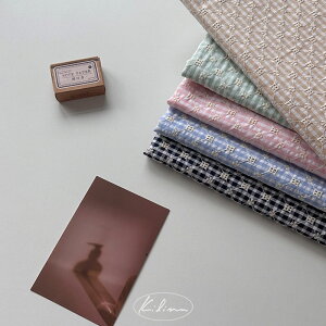 コットン60番手 チェック刺繍生地 有効幅135cm 韓国刺繍 綿100% チェック柄 ワンピース ブラウス スカート 洋服 ハンドメイド 手芸 夏生地【1ヤード単位販売】