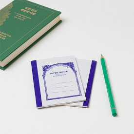 2_11_01 DaaleelaB ミニノート 横罫 5冊セット ポーチ付き A7サイズ 韓国語日付式入り かわいい プチノート メモ帳 携帯用 手帳サイズ 韓国製 勉強 学生 社会人 会社員 韓国雑貨 かわいい 韓国語文房具 小さい 横罫 レトロ コンパクト プチギフト 仕事 デイリーメモ