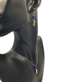 3_96_01 ビーアップエイ ブルーアイ天然石&エナジー立体ピアス ユニセックス 1セット レディース メンズ 韓国製 韓国ファッション 韓国アクセサリー イヤリング プレゼント カップル ペアピアス 彼女 彼氏 記念日 スピリチュアル 韓国コーデ 揺れる 個性的