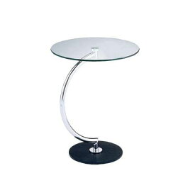 サイドテーブル 幅46cm | サイドテーブル おしゃれ ガラス 円形 ナイトテーブル ミニテーブル ベッドサイドテーブル 丸 コーヒーテーブル シンプル ベッドサイド コンパクト テーブル ベッド横 北欧 インテリア 高い ガラステーブル