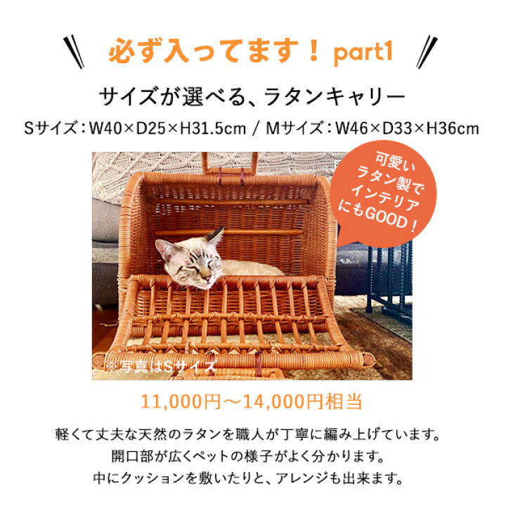 楽天市場】ペット用品 お得な4点セット ネコ用 | ペットキャリー 