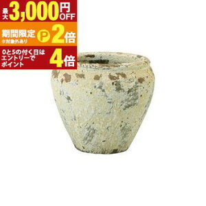 【最大3,000円OFFクーポン有!25日限定 PT2倍!】プランター 鉢 いにしえ 和花器 純朴チューリッププランター LL 大きい 大型 花器 ビンテージ アンティーク 陶器 植木鉢 和風 観葉植物 塊根植物