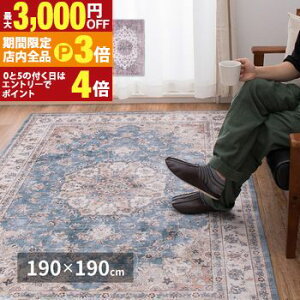 yő3,000~OFFN[|LIPT3{IubNtCf[z JI ]ʃvgO 190×190cm AeB[N tln AeB[NO~ I[V[Y