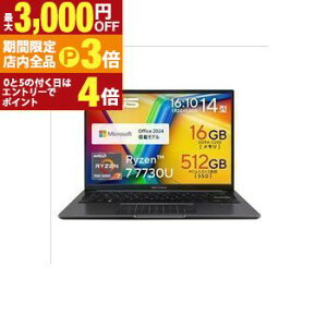yő3,000~OFFN[|LIPT3{IubNtCf[zG[X[X m[gPC M1405YA-R7YAWS | ASUS m[gPC Vivobook CfB[ubN