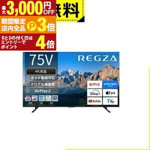 yő3,000~OFFN[|LIPT3{IubNtCf[zSݒu  er 75M550R | TOSHIBA REGZA 75V^ 4Kter BS CS 4K`[i[ YouTubeΉ