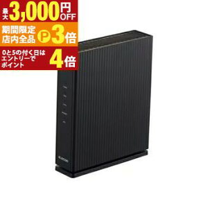 yő3,000~OFFN[|LIPT3{IubNtCf[zGR WiFi [^[ WRC-X1800GS2-B | elecom Wi-Fi 6 IPv6Ή Win mac iPadΉ ubN