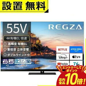 �yP10�{�i�v�G���g���[�j�{�N�[�|���z�S���ݒu���� ���� �L�@EL�e���r 55X9900R | TOSHIBA ���O�U 55�C���` �^�C���V�t�g�}�V��4K �u���b�N
