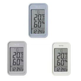 タニタ デジタル温湿度計 TT-589 | 温度計 湿度計 デジタル TANITA ブルーグレー ウォームグレー アイボリー