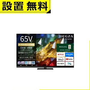 �S���ݒu���� ���O�U �t���e���r 65ZX2S | REGZA 65ZX2S 65V�^ 4K RGB Mini LED�t���e���r 4K�q������ �n��f�W BS�E110�xCS�f�W�^���`���[�i�[����