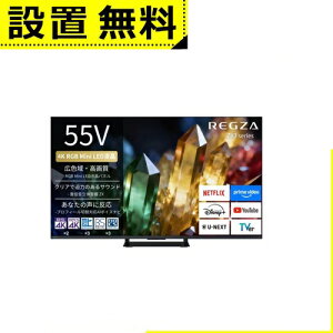 �S���ݒu���� ���O�U �t���e���r 55ZX3S | REGZA 55V�^ 4K RGB Mini LED�t���e���r �d�ቹ���̉��� ZX�̗p