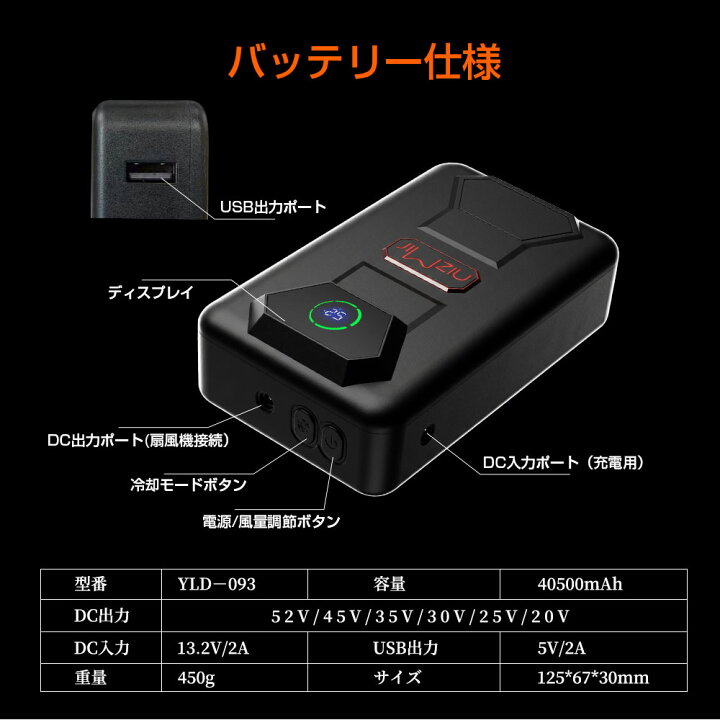 楽天市場】即日出荷\5日まで最大27%OFF⇒10,206円/ ファンバッテリー 