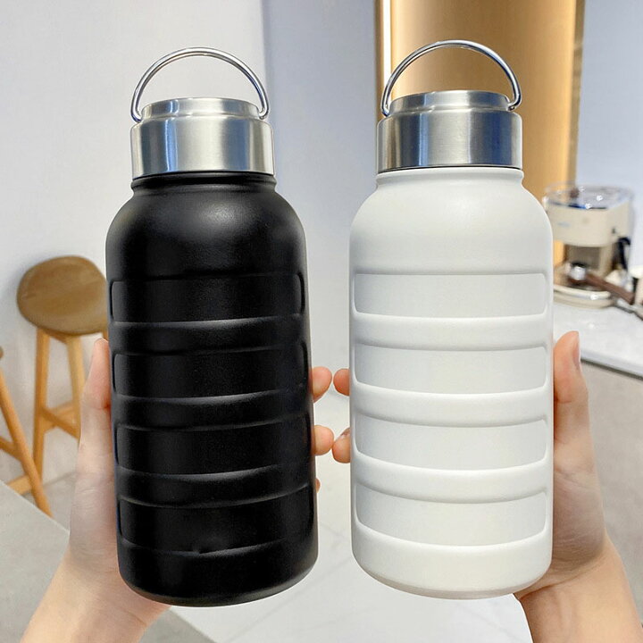 楽天市場 送料無料 水筒 1リットル 直飲み 洗いやすい 漏れ防止 熱湯 広口 ステンレスボトル 1l マグボトル 保冷 保温 シンプル マイボトル スポーツ アウトドア Ailes